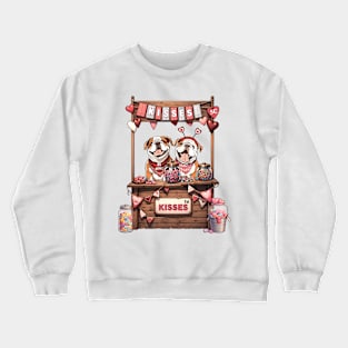 My Bulldog Is My Valentine Crewneck Sweatshirt